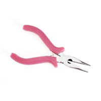 Flat Nose Jewelry Pliers (Serrated) w/ Cutter 5